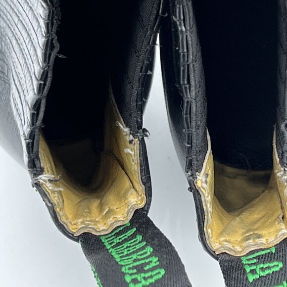 La Barca Traditional Black Leather Ankle Boot Size Mexico 24 USM 5.5; USW 7 - Picture 11 of 11